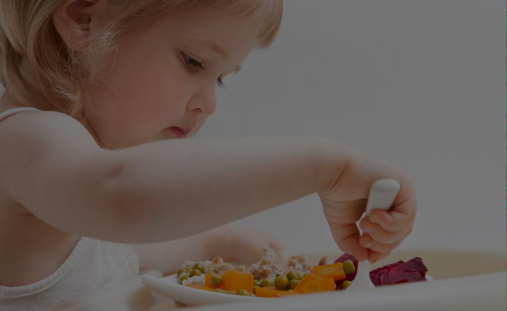 Occupational Therapy, Picky Eaters, toddler picking at her plate, PHOTO